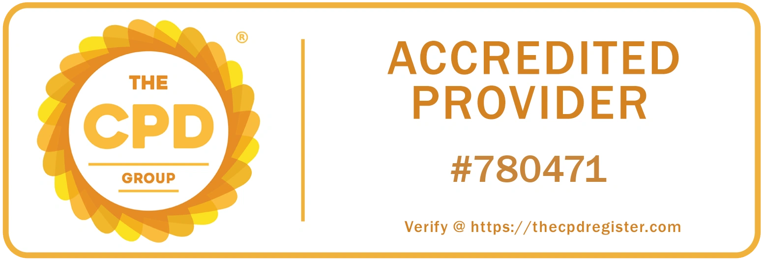 Accredited CPD Provider certification badge